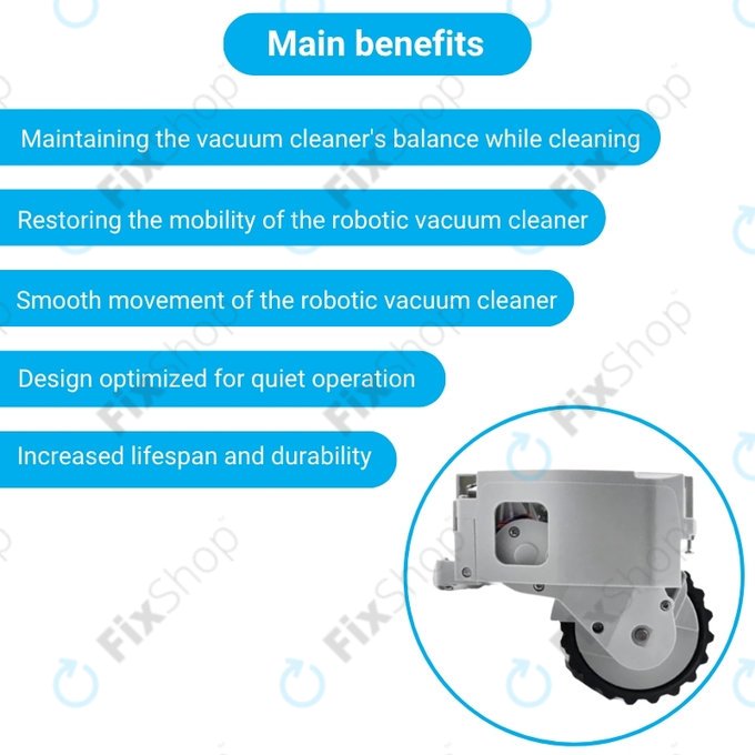 Xiaomi Mijia 1S - Rad mit Motor (Rechts) (Weiß)