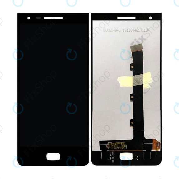Blackberry Motion - LCD Display + Touchscreen Front Glas TFT