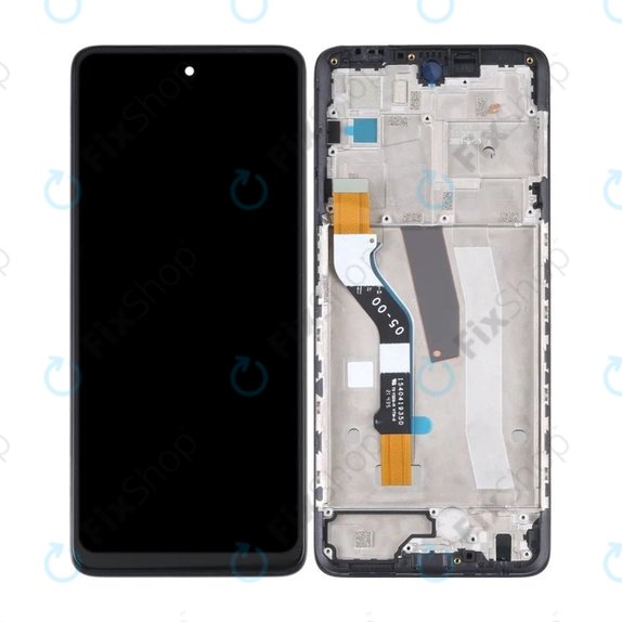 Motorola Moto G51 XT2171 - LCD Display + Touchscreen Front Glas + Rahmen (Black) TFT