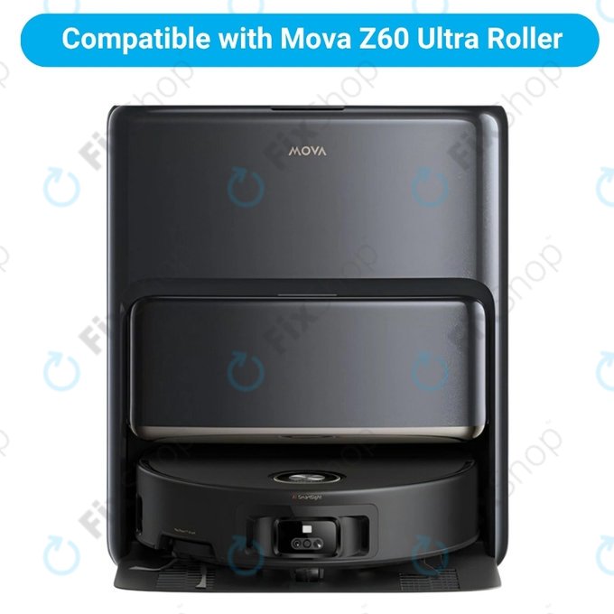 Ersatzteilset für Mova Z60 Ultra Roller (1 Paar Hauptbürsten, 2x Filter, 2x Seitenbürste, 2x Wischtuch, 2x Staubbeutel)
