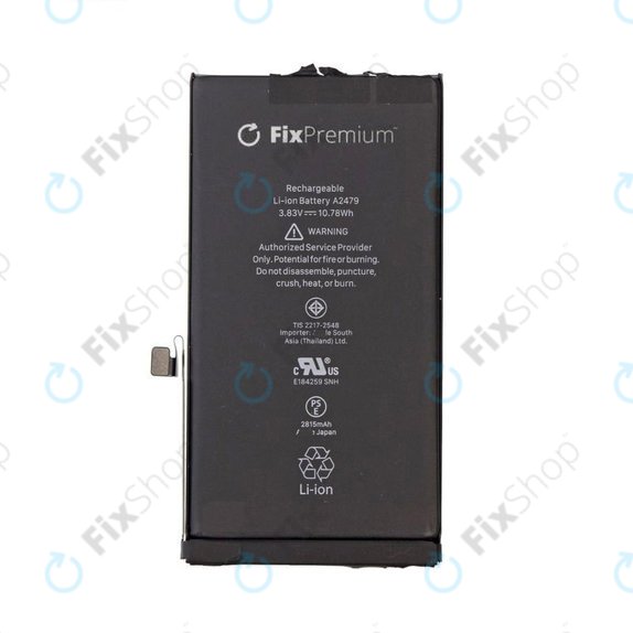 Akku Batterie für iPhone 12, 12 Pro, 2815mAh, FixPremium