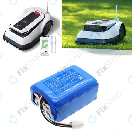 Akku batterie für Ecovacs BAIZE, G1-800, GX-600, GOAT G1, 6400mAh, Li-Ion, 18.5V, 201-2201-0903, HQ
