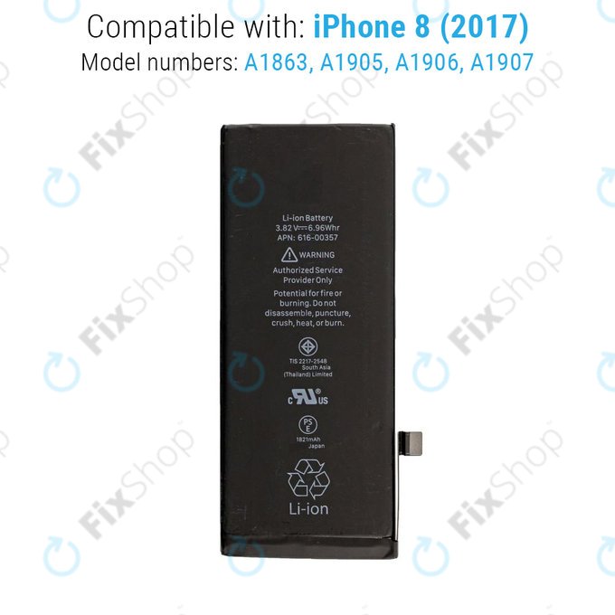 Apple iPhone 8 - Akku Batterie 1821mAh