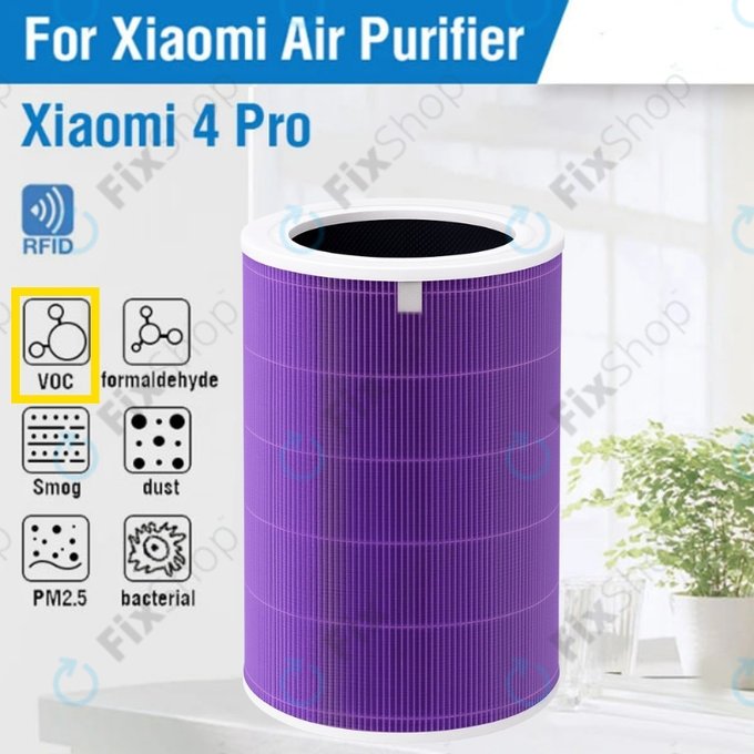 Xiaomi Mi Mijia Air Purifier 4 Pro - HEPA-Filter (Geruchsneutralisierend) (Lila)