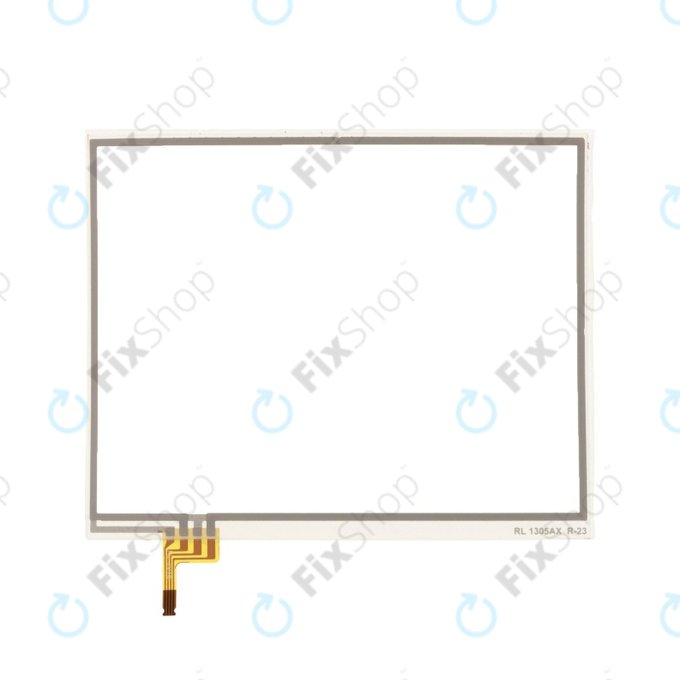 Unteres Touchscreen-Glas mit Klebestreifen für Nintendo DSi XL und Nintendo DSi LL