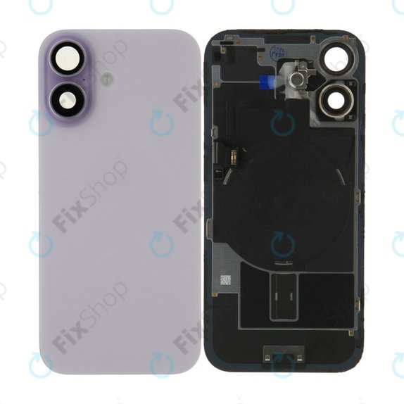 Glas der Rückabdeckung für iPhone 17, Lavender, Pulled A