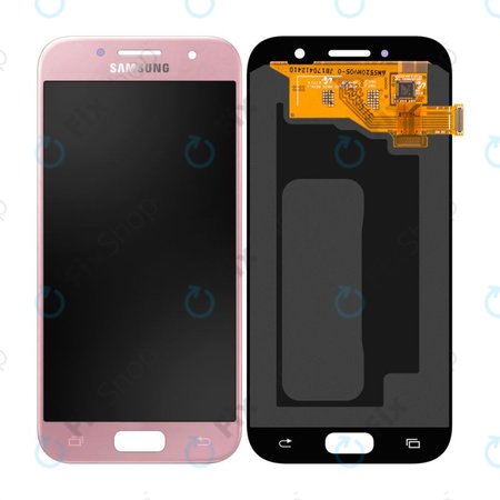 Samsung Galaxy A5 A520F (2017) - LCD Display + Touchscreen Front Glas (Peach Cloud) - GH97-19733D, GH97-20135D Genuine Service Pack