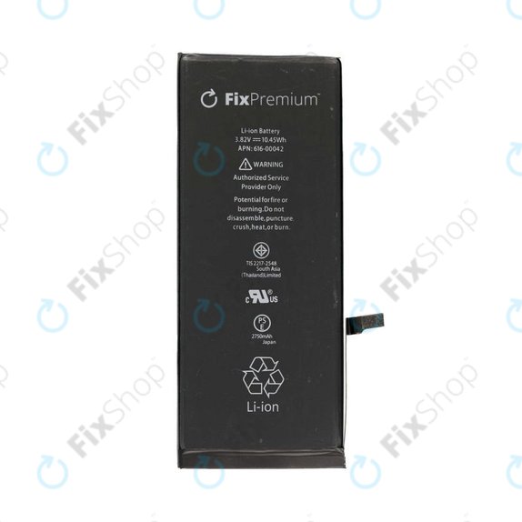 Akku Batterie für iPhone 6S Plus, 2750mAh, FixPremium