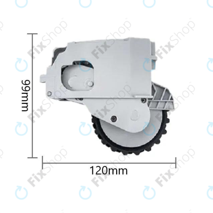 Xiaomi Dreame F9, Mi Robot Vacuum Mop (Mijia 1C), 2 Pro+ (Mijia 1T) - Rad mit Motor (Links) (Weiß)