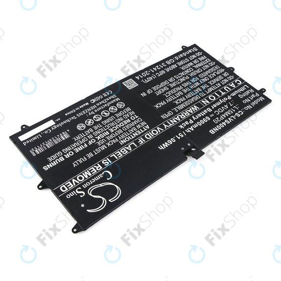 Akku batterie für Lenovo Yoga 4S, 900S, 6900mAh, Li-Pol, 7.4V, L15M4P20, HQ