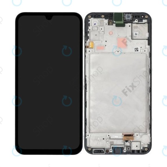 Samsung Galaxy A15 4G, A15 5G A156B - LCD Display + Touchscreen Front Glas + Rahmen (Black) TFT