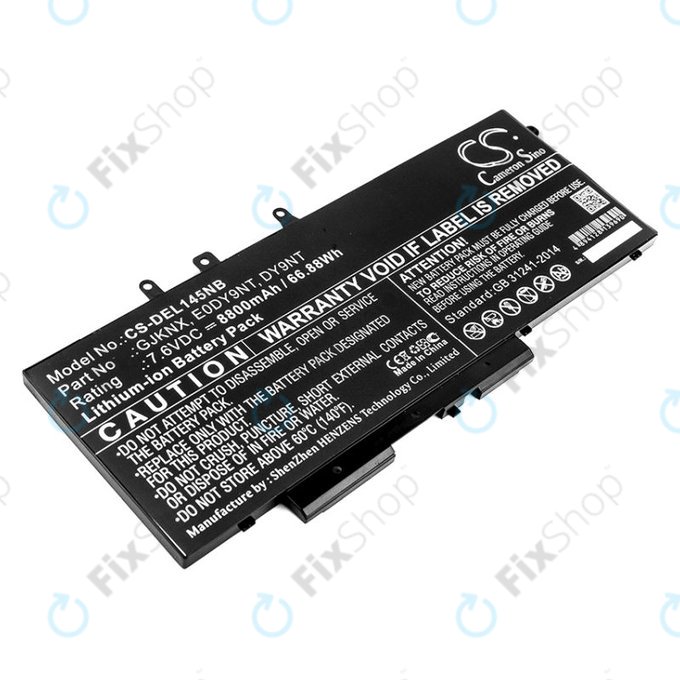 Akku batterie für Dell Latitude 14 5490, Latitude 14 5491, 8800mAh, Li-Ion, 7.6V, 00JWGP, HQ