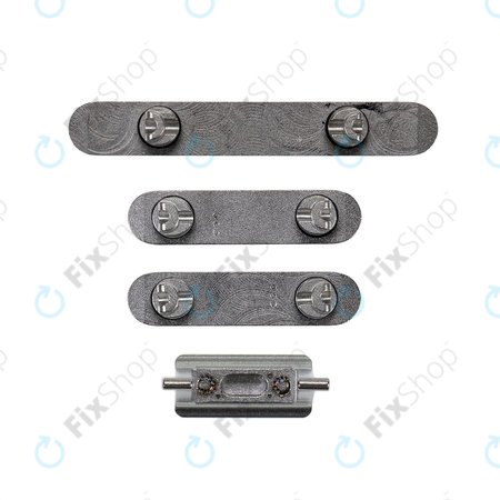 Apple iPhone XS Max - Einschalt- Silent Mode und Lautstärke Tasten (Space Gray)