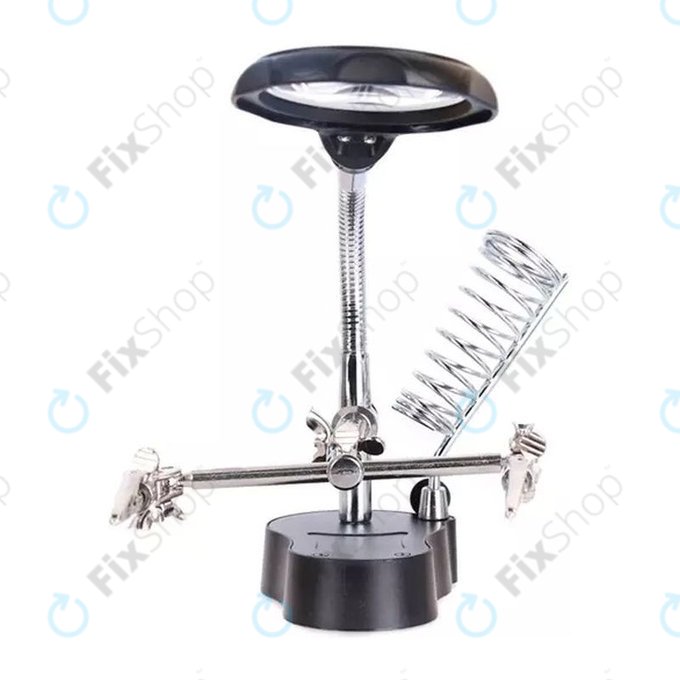 Zeno Desk D3 - Dritte Hand mit Lupe