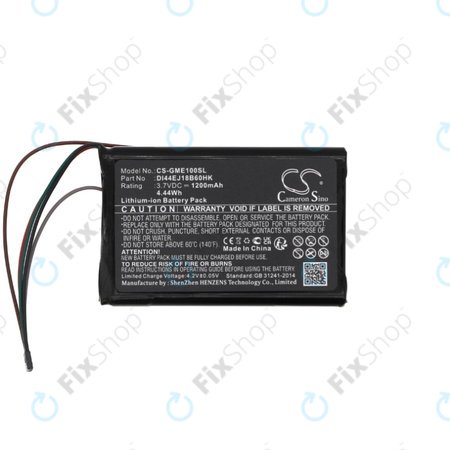 Batterie für Garmin Edge 1000, Explore, 1200mAh, Li-ion, 3.7V, DI44EJ18B60HK, HQ