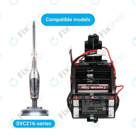Gorenje SVC-series - Akku Batterie 861790 Li-Ion 22.2V 2000mAh HQ