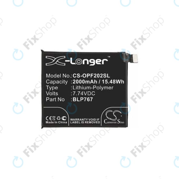 Oppo Find X2 Pro - Akku Batterie BLP767 2000mAh HQ