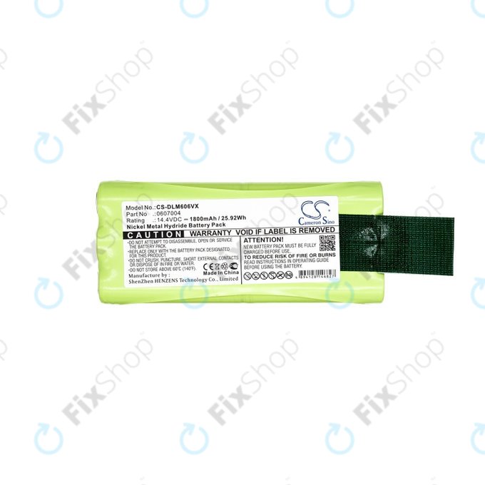Dirt Devil Libero M606, M606-1, M606-2, M606-3, M606-4, M607, M612 - Akku Batterie 0607004, 0612014 Ni-MH 14.4V 1800mAh HQ