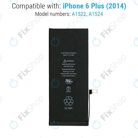 Apple iPhone 6 Plus - Akku Batterie 2915mAh Service Pack