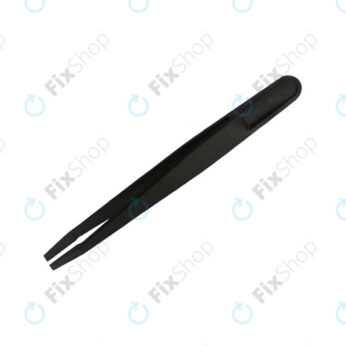 Antistatik-Pinzette aus Kunststoff mit dünner, stumpfer Spitze