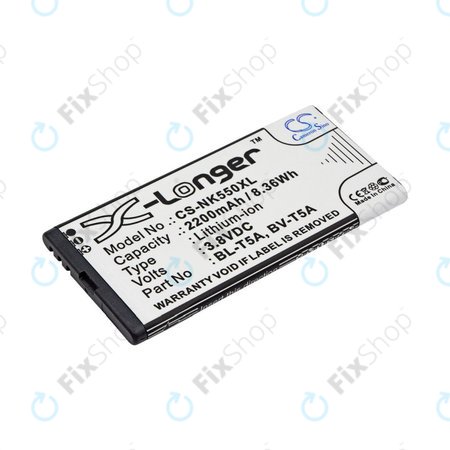 Batterie für Nokia Lumia 730, 2200mAh, Li-Ion, 3.8V, BL-T5A, HQ