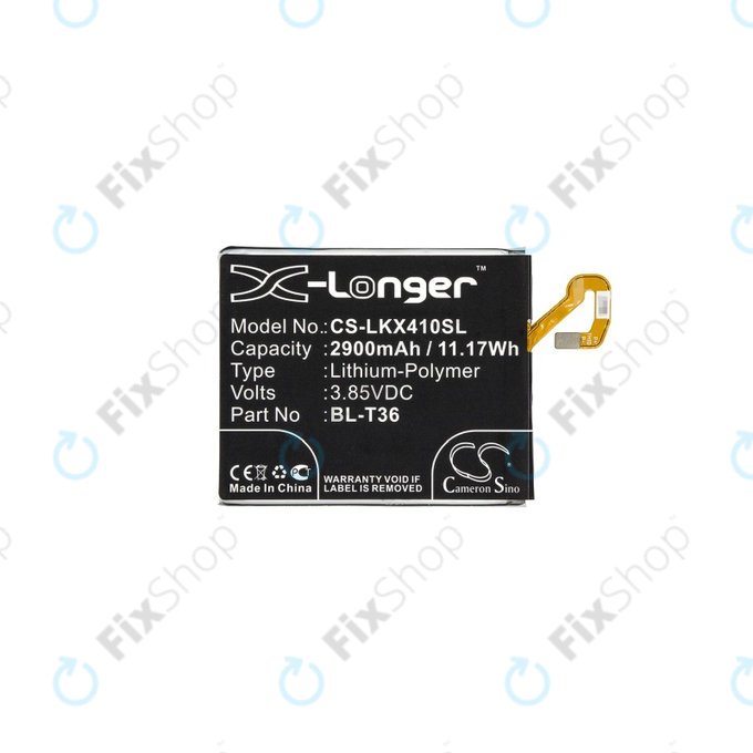 LG K10 (2018), K11, K11 Plus, K11 Prime, K30, Harmony 2 - Akku Batterie BL-T36, EAC63638201 2900mAh HQ