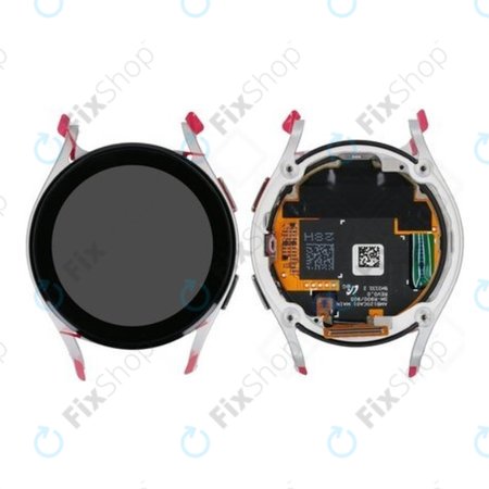 Samsung Galaxy Watch 5 40mm R900 - LCD Display + Touchscreen Front Glas + Rahmen (Silver) - GH82-30040C Genuine Service Pack