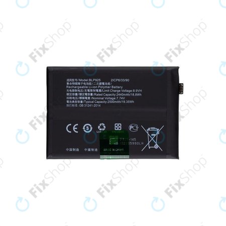 OnePlus Nord 3 CPH2491 - Akku Batterie BLP925 5000mAh