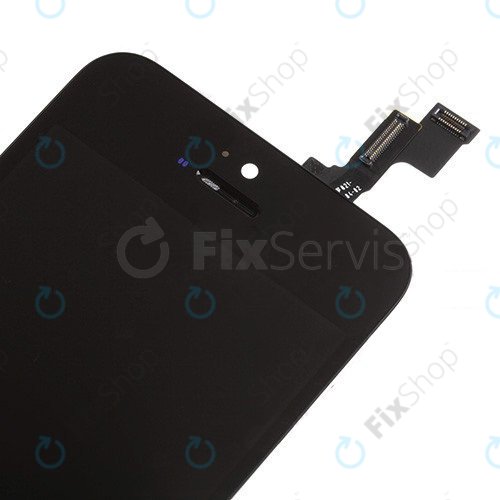 Display für iPhone 5S, SE, Black, Touchscreen-Glas mit Rahmen