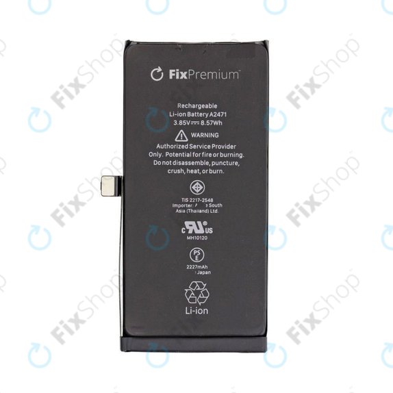 Akku Batterie für iPhone 12 Mini, 2227mAh, FixPremium