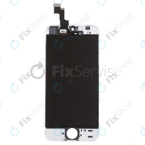 Display für iPhone 5S, SE, White, Touchscreen-Glas mit Rahmen