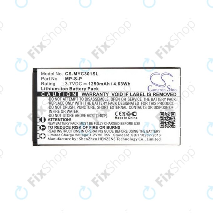 myPhone 3010 Classic - Akku Batterie MP-S-P 1250mAh HQ