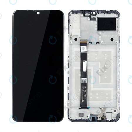 Lenovo K10 Note - LCD Display + Touchscreen Front Glas + Rahmen (Black) TFT