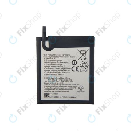 Lenovo K6 K33a48 - Akku Batterie BL267 3000mAh