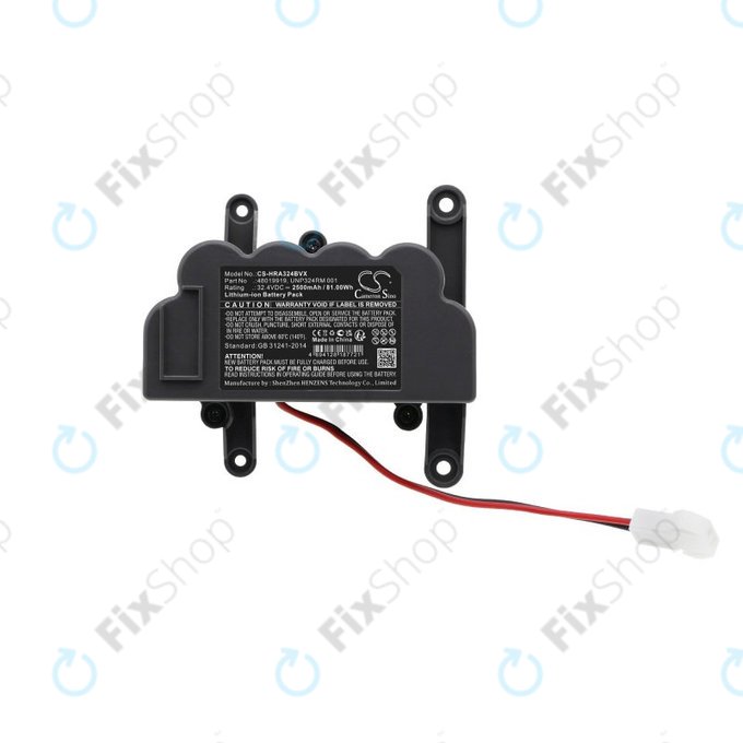 Batterie für Hoover ATV324LD 1011, UNP324RM 1001, 2500mAh, Li-Ion, 32.4V, 48019919, HQ