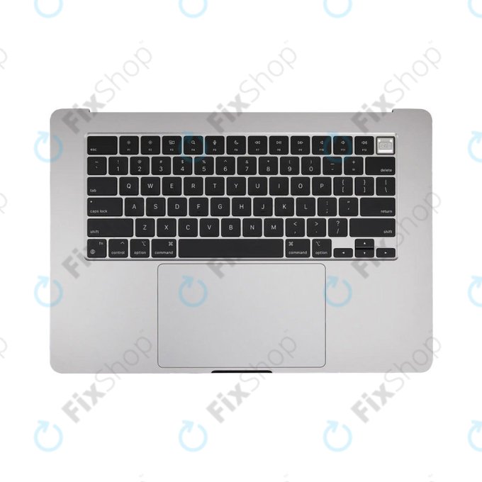 Oberer Tastaturrahmen für MacBook Air 15", A3114 (2024), mit US-Tastatur und Akku, Space Gray, 661-40266, Genuine Apple