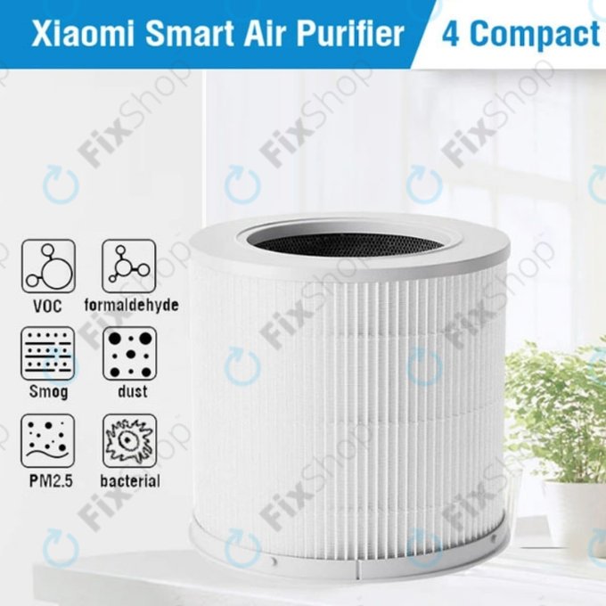 Xiaomi Smart Air Purifier 4 Compact - HEPA-Filter (Aktivkohle) (White)