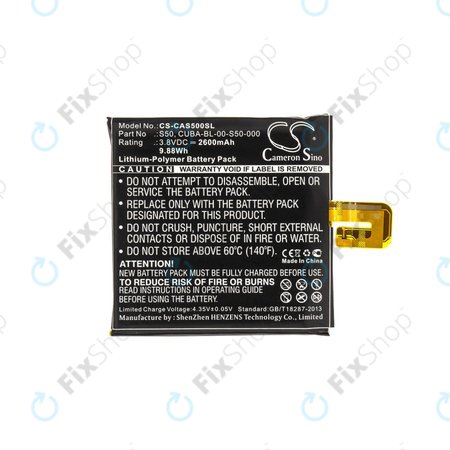 Caterpillar CAT S50 - Akku Batterie CUBA-BL-00-S50-000 2600mAh HQ