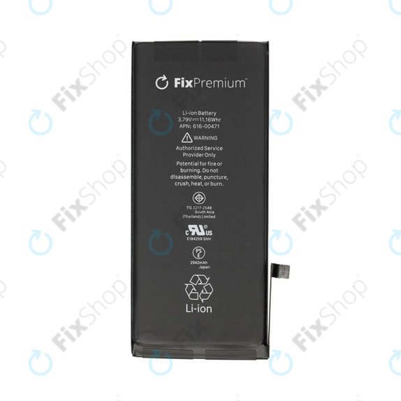 Akku Batterie für iPhone XR, 2942mAh, FixPremium