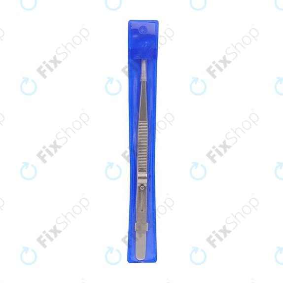 Professionelle Pinzette aus rostfreiem Stahl - gerade Spitze (163 mm)