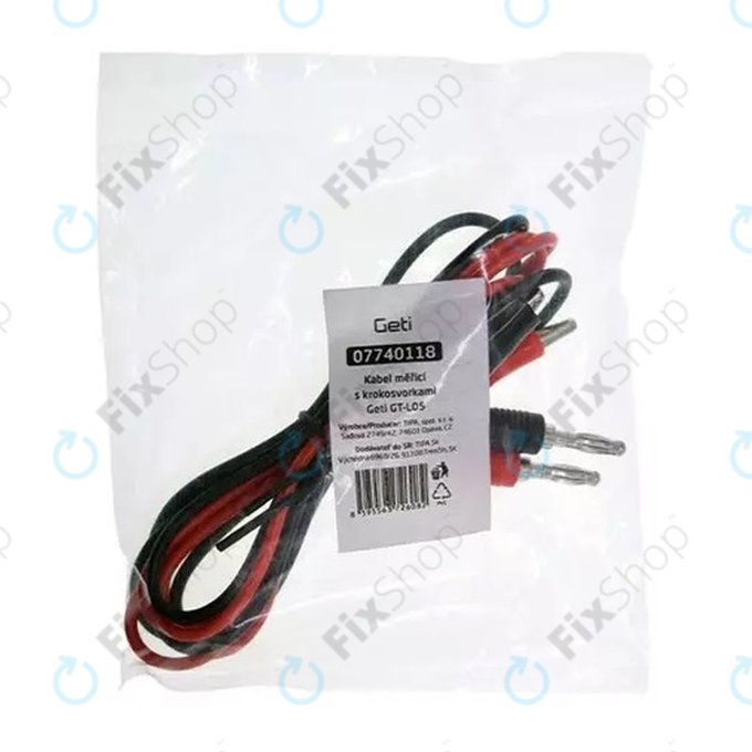 Geti GT-L05 - Doppeltestkabel (Krokodilklemme)