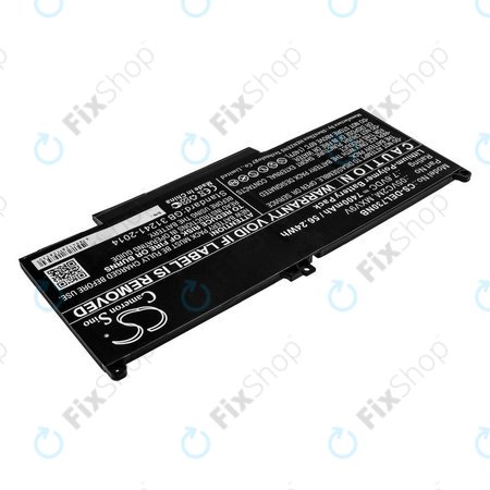 Akku batterie für Dell Latitude 13 7300, 14 7400, 7400mAh, Li-Pol, 7.6V, 05VC2M, HQ