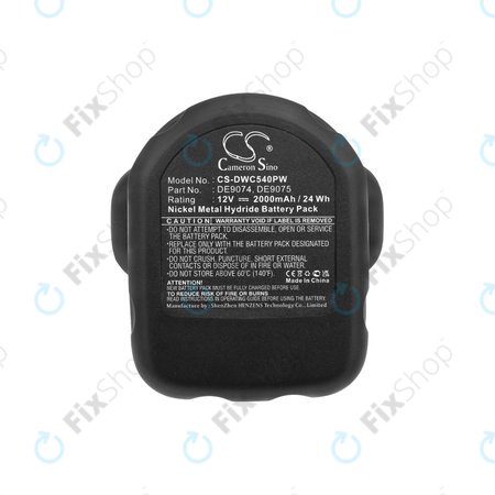 DeWalt DC, DW, 2000-series - Akku Batterie DE9074, DE9075, 152250-27, 397745-01 2000mAh HQ