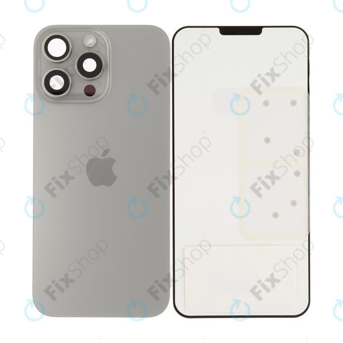 Backcover Glas für iPhone 16 Pro Max | Natural Titanium | 661-44961 | Genuine Apple