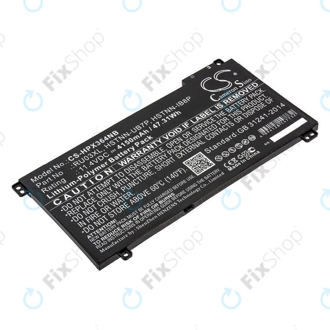 Akku batterie für HP ProBook x360 440 G1, x360 11 G3, 4150mAh, Li-Pol, 11.4V, HSTNN-UB7P, HQ