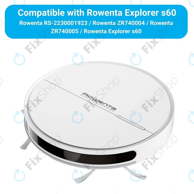 Ersatzteilset für Rowenta Explorer s60 (2x Hauptbürste, 4x Filter, 8x Seitenbürste, 4x Wischtuch)
