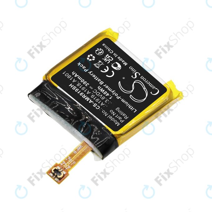 Akku batterie für Amazfit T-Rex, 390mAh, Li-Pol, 3.8V, A1919, HQ