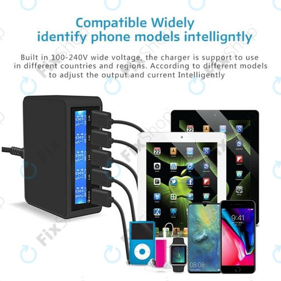 FixPremium - USB-Service-Ladestation mit USB 3.0 und USB-C