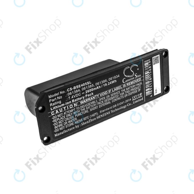 Batterie für Bose 413295, SoundLink Mini, 2600mAh, Li-ion, 7.4V, 061384, HQ