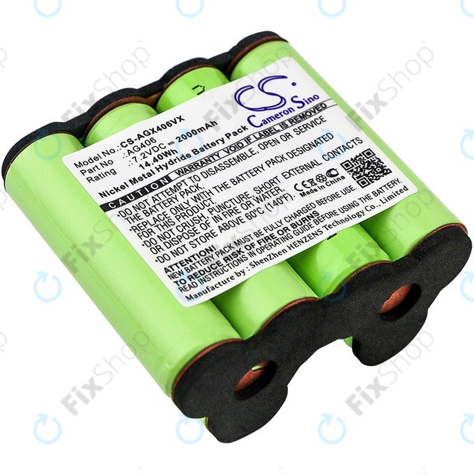 AEG Electrolux Rapido ZB-series - Akku Batterie AG406 Ni-MH 7.2V 2000mAh HQ